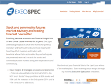 Tablet Screenshot of execspec.net